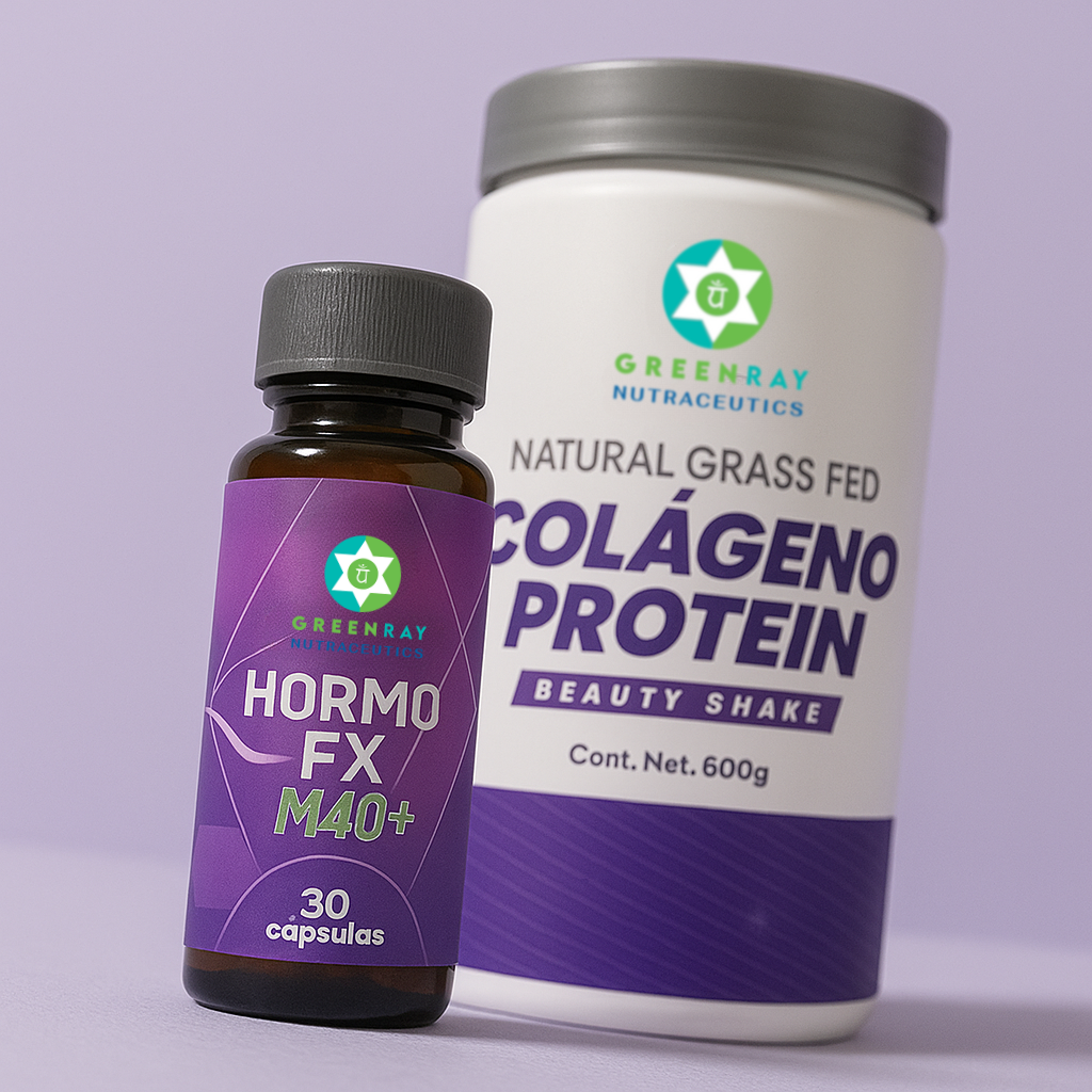Vitalidad Mujer 40+: HormoFX + Colágeno Beauty Shake
