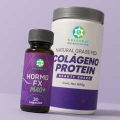 Vitalidad Mujer 40+: HormoFX + Colágeno Beauty Shake