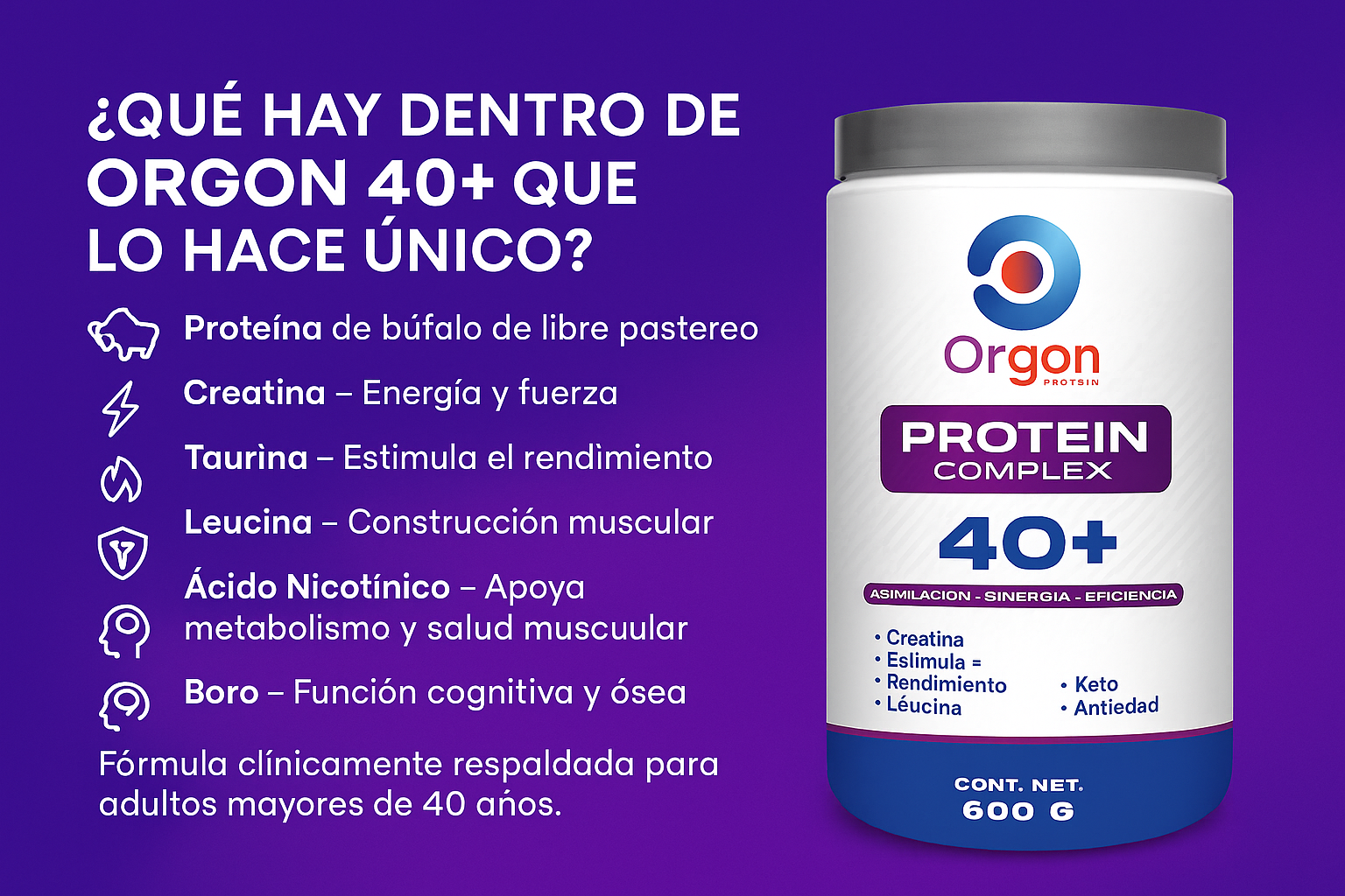 ORGON PROTEIN COMPLEX 40+