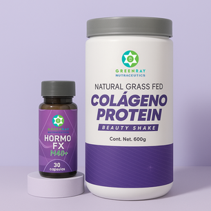 Vitalidad Mujer 40+: HormoFX + Colágeno Beauty Shake