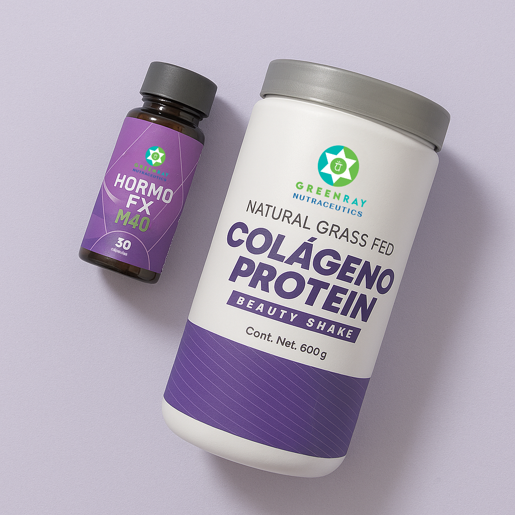 Vitalidad Mujer 40+: HormoFX + Colágeno Beauty Shake
